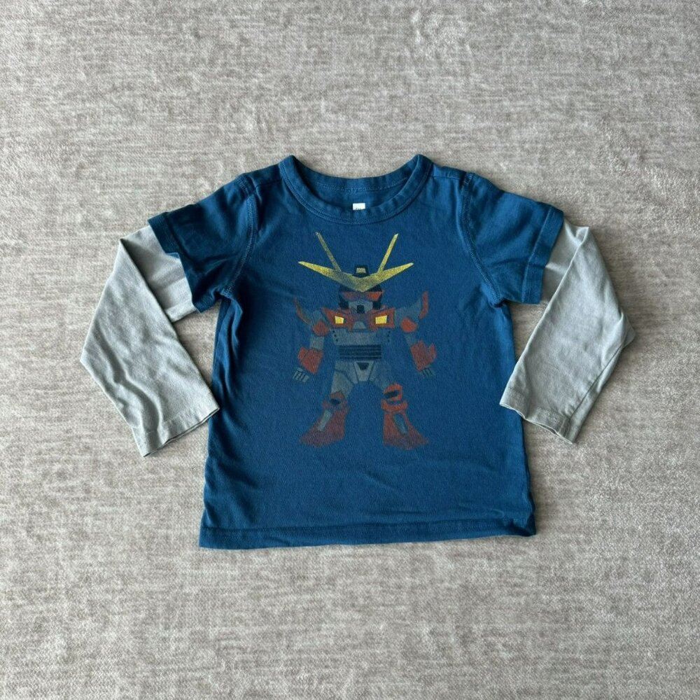 Tea Collection Layered Robot Shirt
